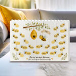 Miniaturansicht von Block-Puzzle mit Bienchen und personalisierten Namen