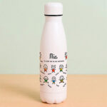 Flasche für Lehrkräfte mit Figürchen und personalisierten Namen Miniaturansicht von Flasche für Lehrkräfte mit Figürchen und personalisierten Namen