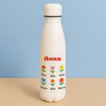 Miniaturansicht von Flasche Blumen mit Namen und personalisiertem Text