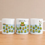 Miniaturansicht von Tasse für Lehrkräfte mit Fröschchen und personalisierten Namen