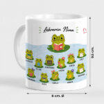 Miniaturansicht von Tasse für Lehrkräfte mit Fröschchen und personalisierten Namen