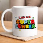 Miniaturansicht von Super-Profe-Tasse mit personalisierten Namen