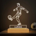 Miniaturansicht von Lampe Fußballspieler mit personalisiertem Namen