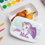 Miniaturansicht von Personalisiertes Kinder-Schulset Einhorn