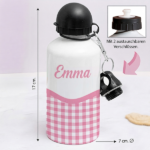Miniaturansicht von Personalisierte Kinderflasche mit Karomuster