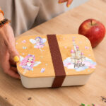 Miniaturansicht von Personalisierte Kinder-Brotdose mit Bambusdeckel und Feen