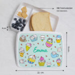 Miniaturansicht von Personalisierte Kinder-Brotdose mit Kätzchen