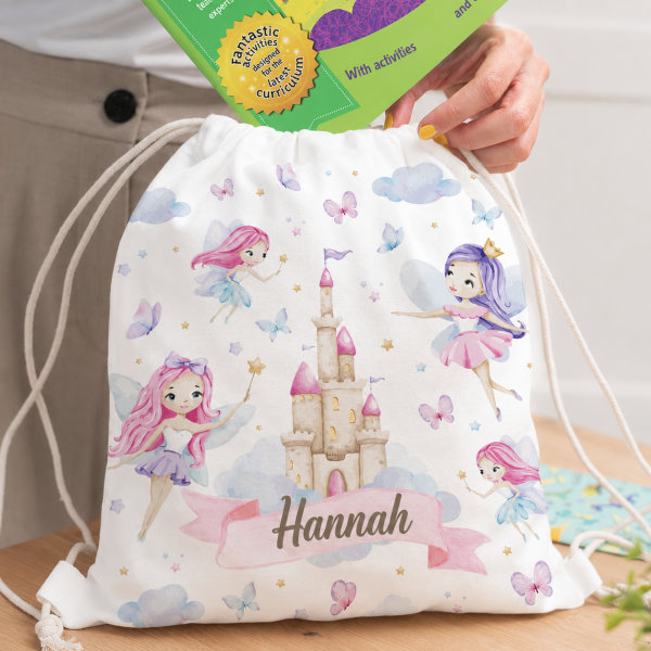 Personalisierter Kinder-Turnbeutel mit Feen