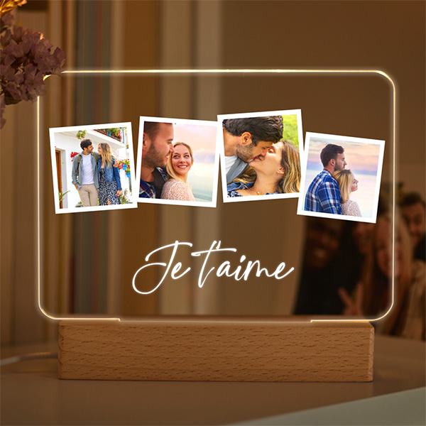 Lampe Polaroid avec photos personnalisée