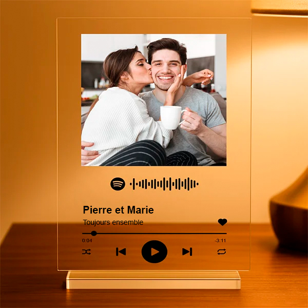 Plaque Spotify personnalisée