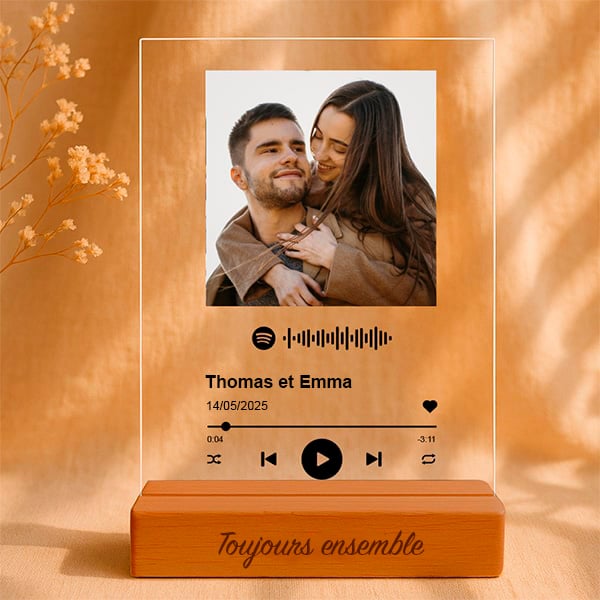 Plaque Spotify personnalisée