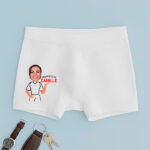 Vignette de Caleçon “Ta Propriété” avec Photo et Nom Personnalisés