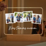 Vignette de Lampe Polaroid avec photos personnalisée