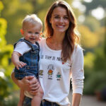 Vignette de T-shirt Personnages avec Texte personnalisée