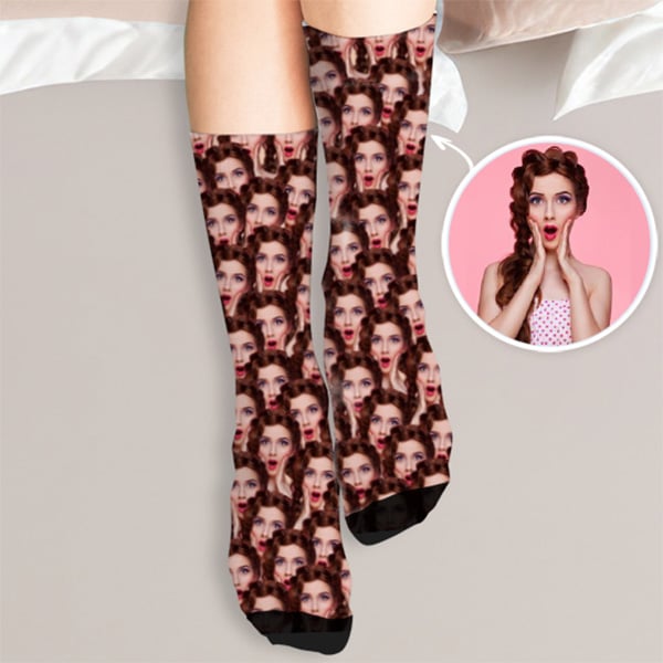 Chaussettes personnalisées avec photo