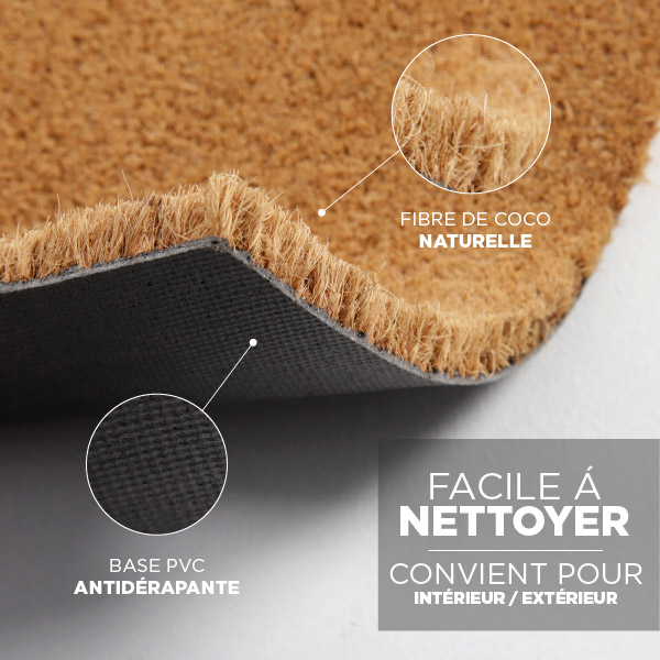 Paillasson SALUT avec minifigurines Lego personnalisées et texte personnalis