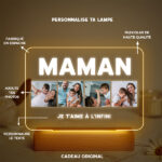 Vignette de Lampe Maman avec 4 photos personnalisée
