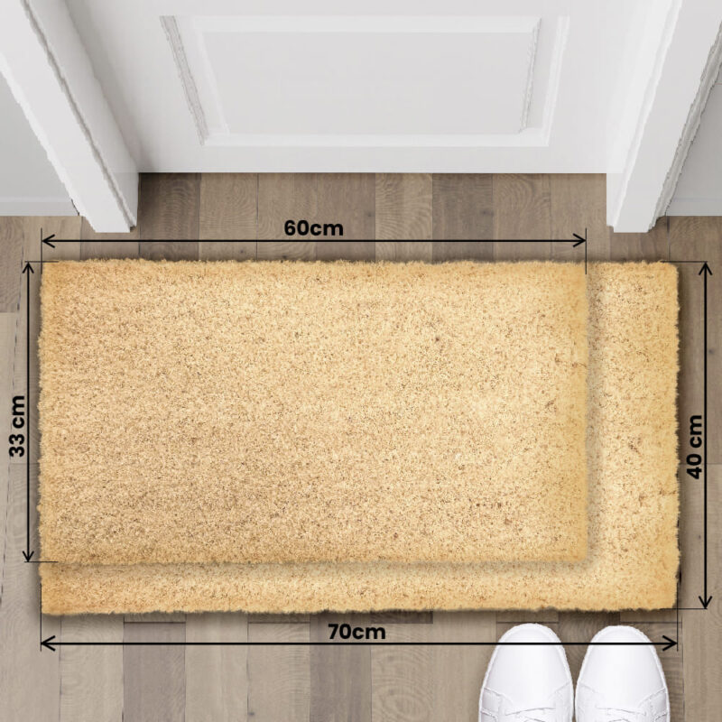 Paillasson Chaussures avec Noms et Texte personnalisé