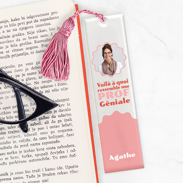 Marque-page Livres avec prénom personnalisé