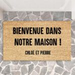 Vignette de Paillasson personnalisé avec textes et photo