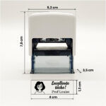 Vignette de Tampon personnalisé pour enseignants avec dessin et prénom