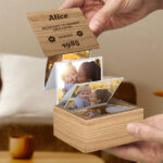 Vignette de Boîte à Photos Accordéon avec Date personnalisée