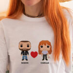 Vignette de Pyjama Funkos été ou hiver avec texte personnalisé