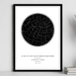 Vignette de Poster Carte du Ciel Étoilé personnalisé