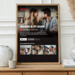 Vignette de Poster Design Netflix avec Noms et Texte personnalisés