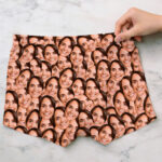 Vignette de Boxer personnalisé avec visages photo