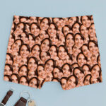 Vignette de Boxer personnalisé avec visages photo