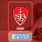 Vignette de Réveil lumineux avec votre blason personnalisé