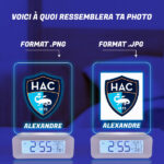 Vignette de Réveil lumineux avec votre blason personnalisé