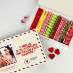 Vignette de Boîte de Bonbons Postale personnalisée avec Photo et Textes