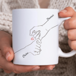 Vignette de Mug Mains Unies avec Noms personnalisé