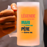 Chope de Bière Légende personnalisée Vignette de Chope de Bière Légende personnalisée