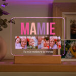 Vignette de Lampe multicolore personnalisée Grand-mère