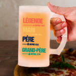 Vignette de Chope de Bière Légende personnalisée