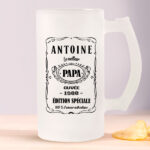 Vignette de Chope de Bière Étiquette Whisky personnalisée