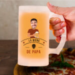 Vignette de Chope de Bière pour Papa avec Photo Personnalisée