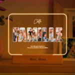 Vignette de Lampe Famille avec photos et textes personnalisés