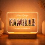 Vignette de Lampe Famille avec photos et textes personnalisés
