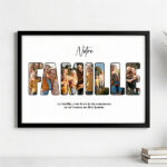 Affiche Famille avec photos et textes personnalisés Vignette de Affiche Famille avec photos et textes personnalisés