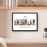 Vignette de Affiche Famille avec photos et textes personnalisés