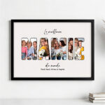 Affiche Mamie avec photos et textes personnalisés Vignette de Affiche Mamie avec photos et textes personnalisés