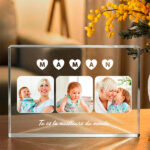 Vignette de Plaque Bloc pour Maman avec photos personnalisées