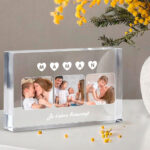 Vignette de Plaque Bloc pour Maman avec photos personnalisées