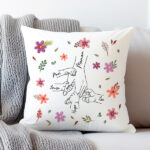 Vignette de Coussin pour Maman avec Mains et Prénoms personnalisés