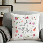 Vignette de Coussin pour Maman avec Mains et Prénoms personnalisés