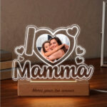 Vignette de Lampe I Love Maman avec Photo personnalisée